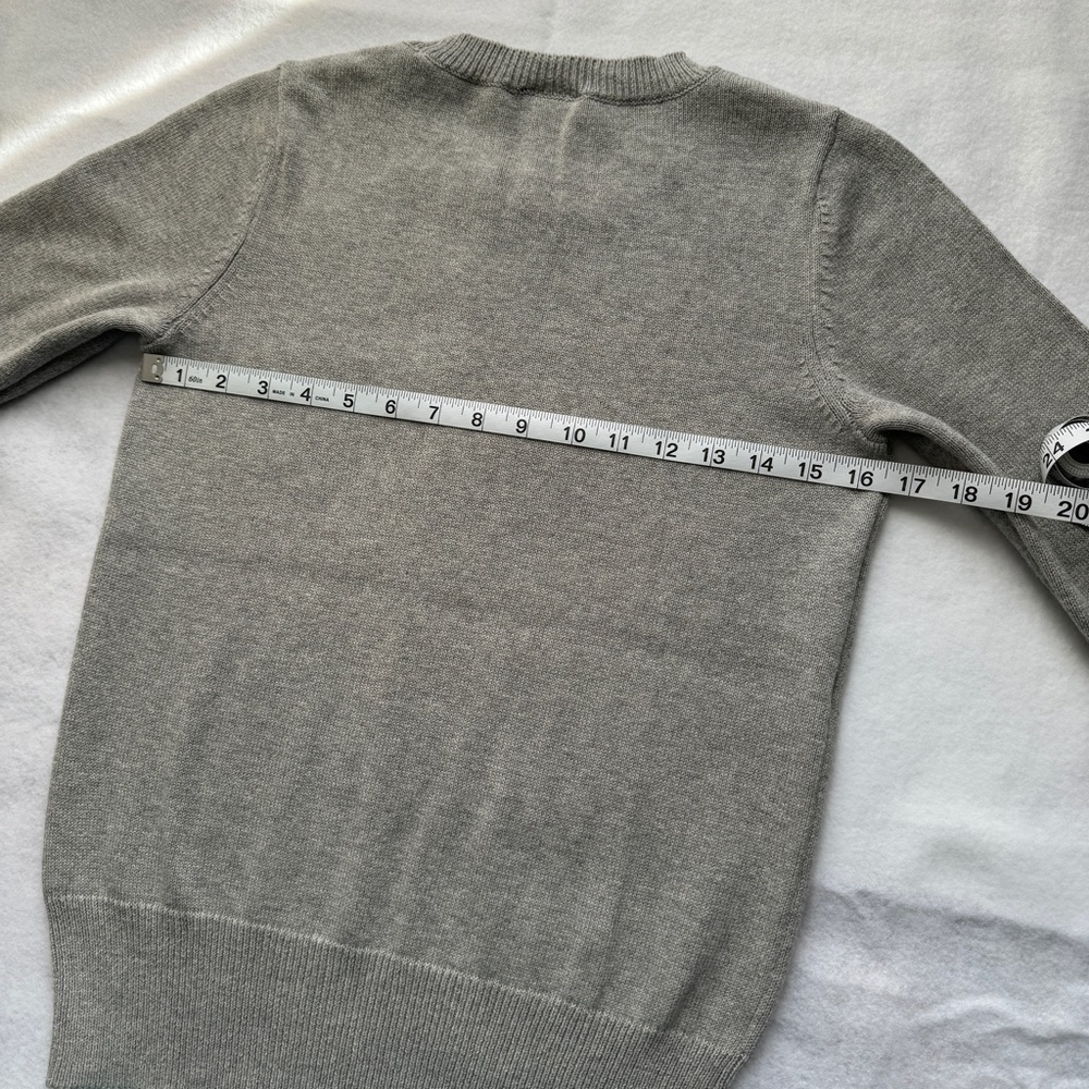 Reindeer Gray Sweatshirt Crew Neck Pullover, EUC - Picture 14 of 16